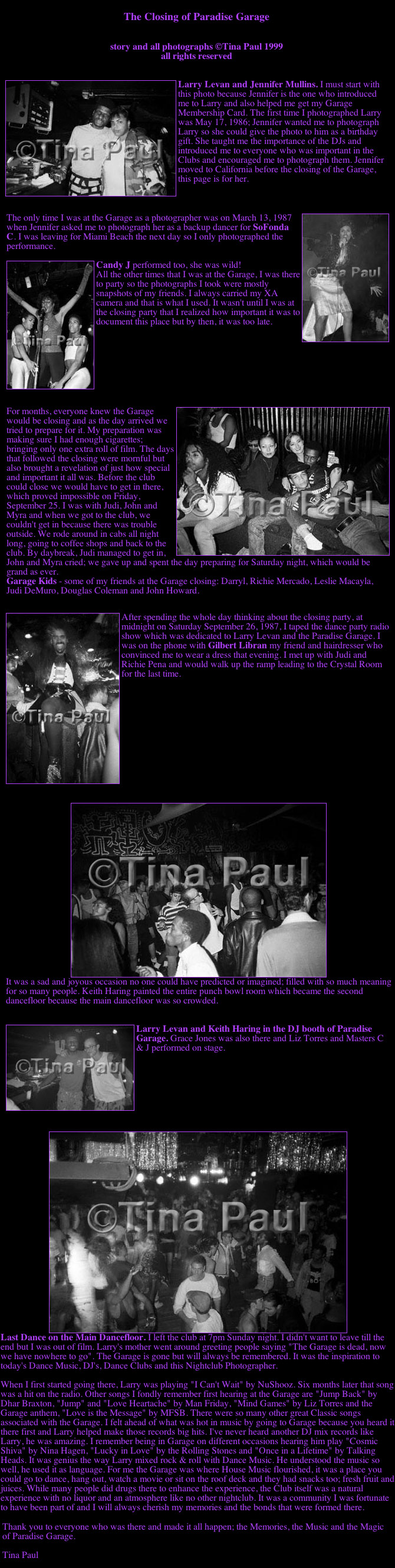 the closing of paradise garage